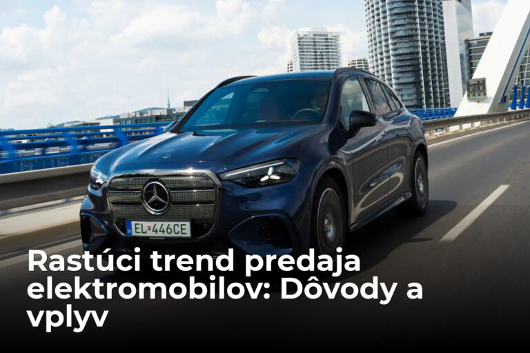 Predaje elektromobilov rastú, pretože sú lepšie ako spaľováky