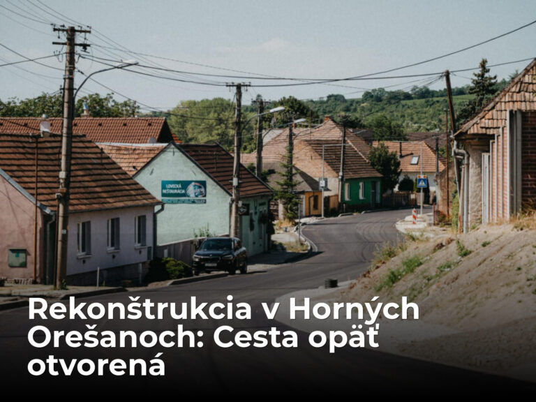 Dôležitý ťah pod Malými Karpatmi je opäť prejazdný: Prvá etapa rekonštrukcie v Horných Orešanoch sa skončila, no vodiči nemajú úplne vyhraté