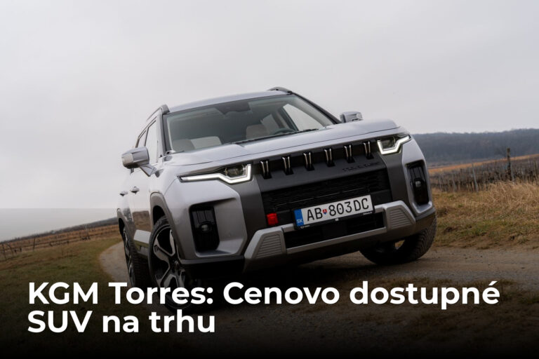 Neprehliadnite jedno z najvýhodnejších SUV. KGM Torres prichádza s cenou od 25 490 €
