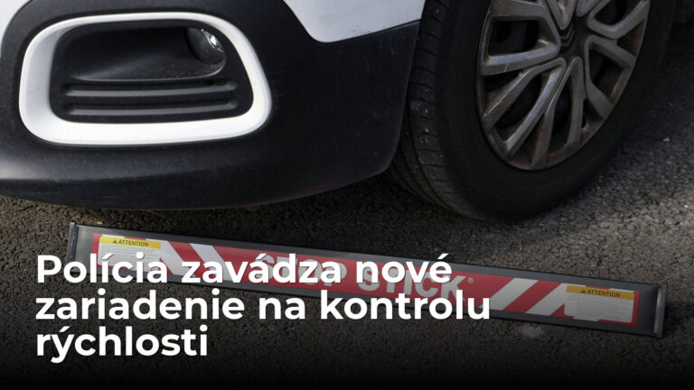 Nad 150 km/h už ísť nesmiete: Polícia zastavuje autá novým prístrojom