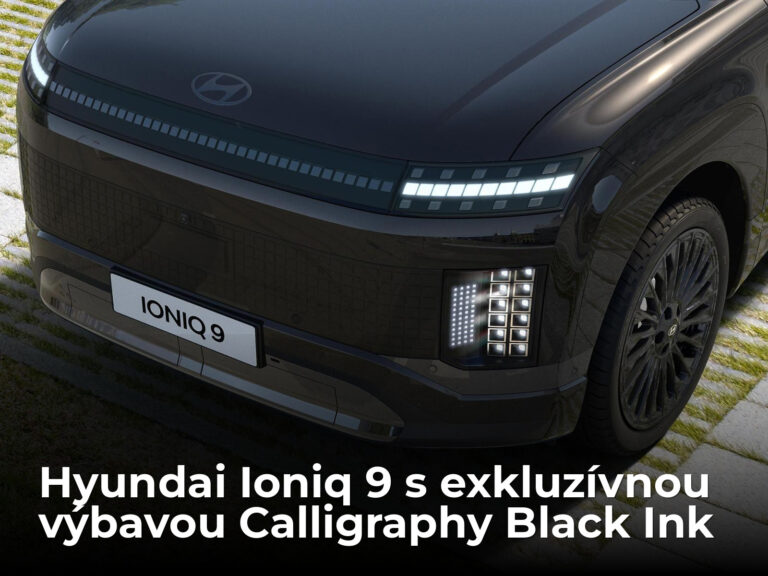 Hyundai Ioniq 9 dostáva exkluzívnu výbavu Calligraphy Black Ink