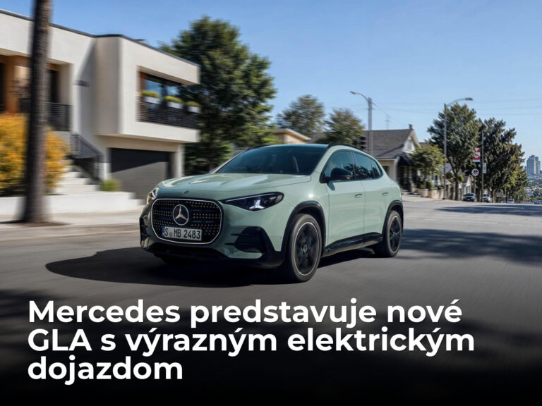 Mercedes ukázal úplne nové GLA, má elektrický dojazd až 657 kilometrov