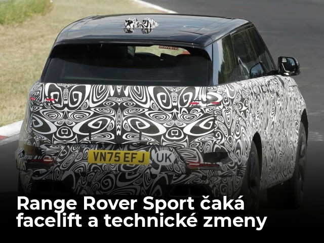 Range Rover Sport: Menšie SUV čaká facelift. Zmeny majú byť aj pod kapotou - Magazín - Auto - pravda.sk