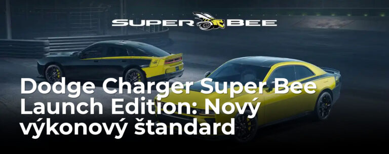 Dodge Charger Super Bee Launch Edition prichádza so 6-valcom a 600 k