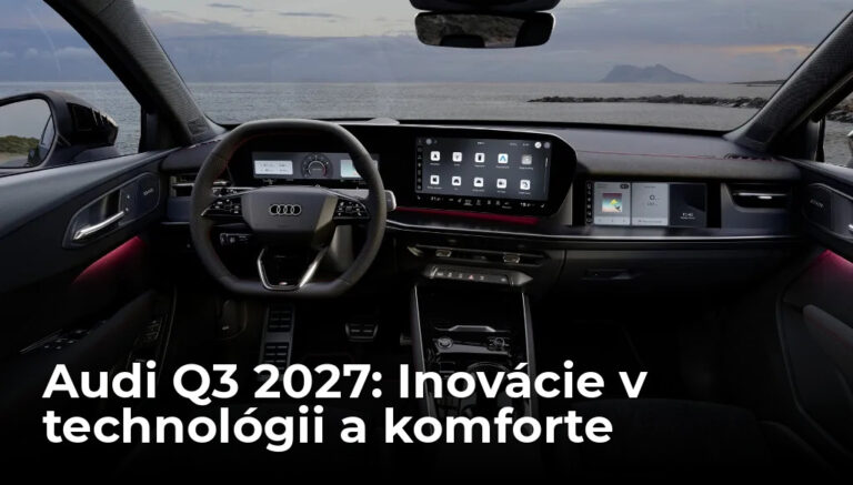 Audi Q3 pre modelový rok 2027: Viac technológií, vyšší komfort a plug-in hybrid s väčšou ťažnou silou