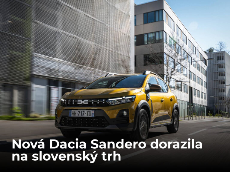 Nová Dacia Sandero je už na Slovensku. Ceny, výbavy a údaje