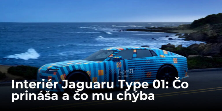 Kontroverzný elektromobil Jaguar Type 01 odhalil interiér. Čosi mu chýba, no iné má navyše