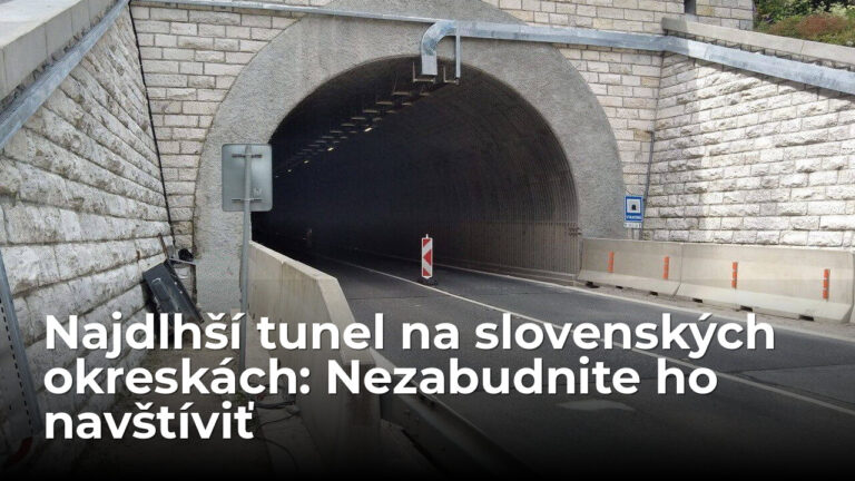 Najdlhší tunel Slovenska: Na 325 metrov všetci zabudli, nie je to Višňové