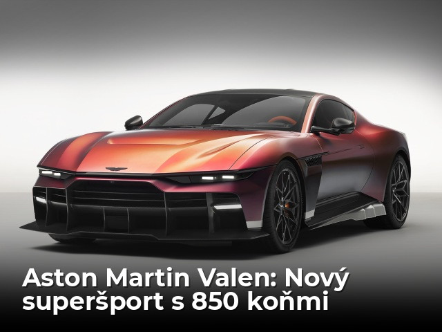 Nový Aston Martin Valen: 850 koní, 150 kusov a dvanásťvalec vpredu - Novinky - Auto - pravda.sk
