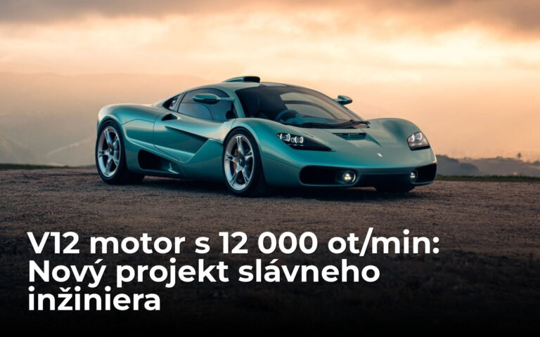 V12, 12 000 ot/min a zlato v motore. Slávny inžinier stvoril nový oltár pre maniakov do áut