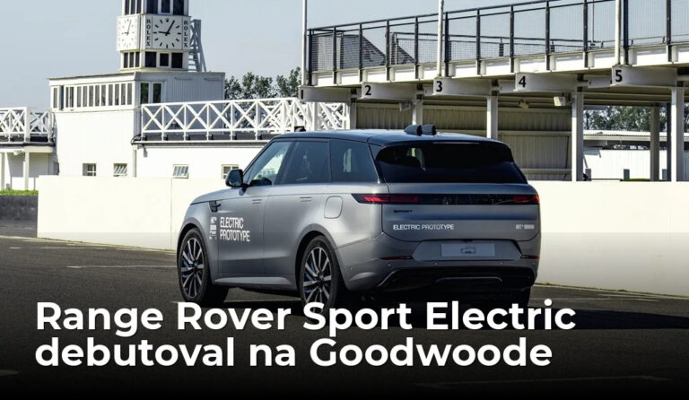 Range Rover Sport dostane elektrický pohon. Prvýkrát sa ukázal v pohybe