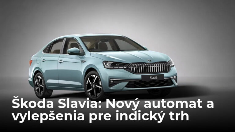 Škoda Slavia má nový 8-stupňový automat a masáž