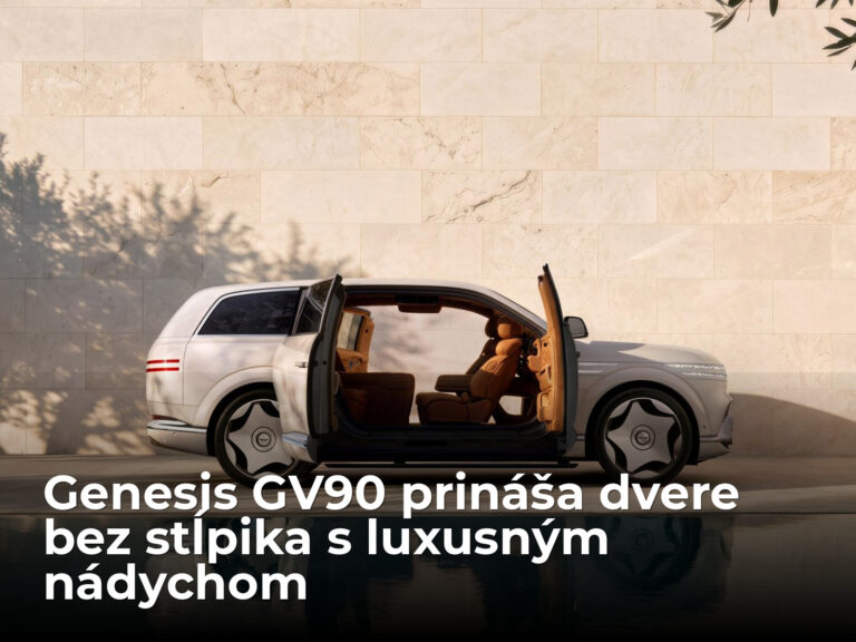 Genesis GV90 šokuje dverami bez stĺpika. Ako Mazda RX-8, ale s luxusom