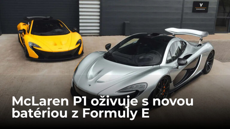Legendárny McLaren P1 dostáva druhý dych. Dostáva upgrade batérie z Formuly E