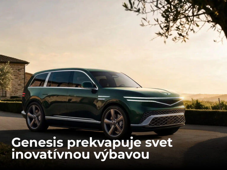 Podlahové kúrenie, strešný airbag aj unikátne dvere. Genesis zaskočil svet prelomovou výbavou