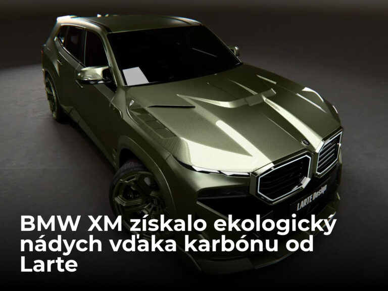 BMW XM zozelenelo karbónom, môže za to Larte