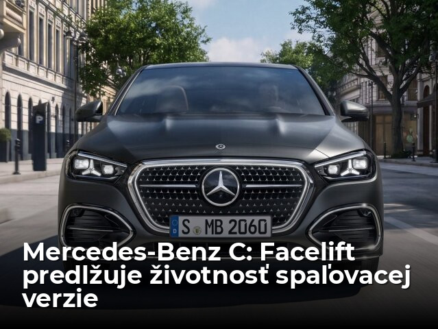 Mercedes-Benz C: Veľký facelift pre spaľovaciu verziu. Má pred sebou ešte roky - Novinky - Auto - pravda.sk