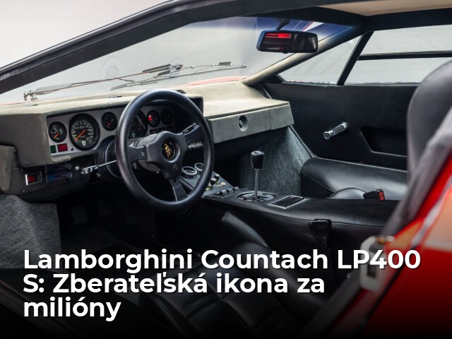 Lamborghini Countach LP400 S: Pred 27 rokmi predal svoje „lambo“. Teraz ho mohol kúpiť späť, no už nemal ani na jeho kolesá - Magazín - Auto - pravda.sk