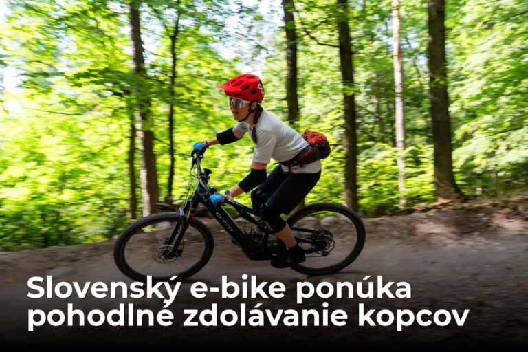 Zabudnite na lanovku: Tento slovenský e-bike vás na kopce vyvezie sám