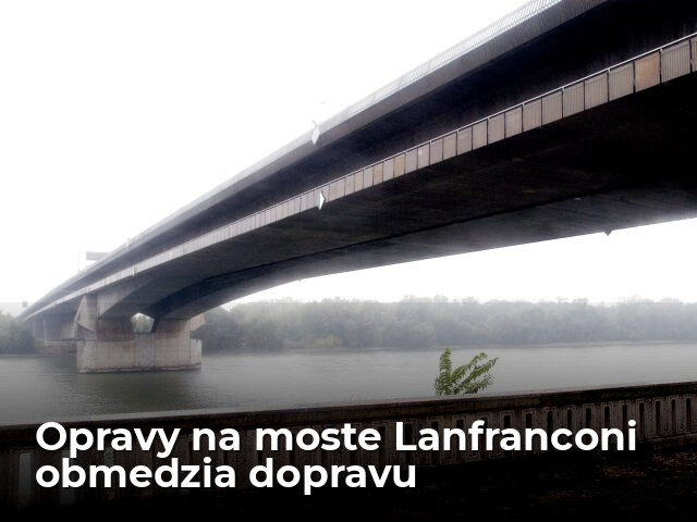 Diaľničiari opravujú vozovku na moste Lanfranconi, práce potrvajú dva dni - Doprava - Auto - pravda.sk