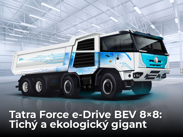 Tatra Force e-Drive BEV 8x8: Elektrický „obor“ je realitou. Zvládnuť má až 300 km - Magazín - Auto - pravda.sk