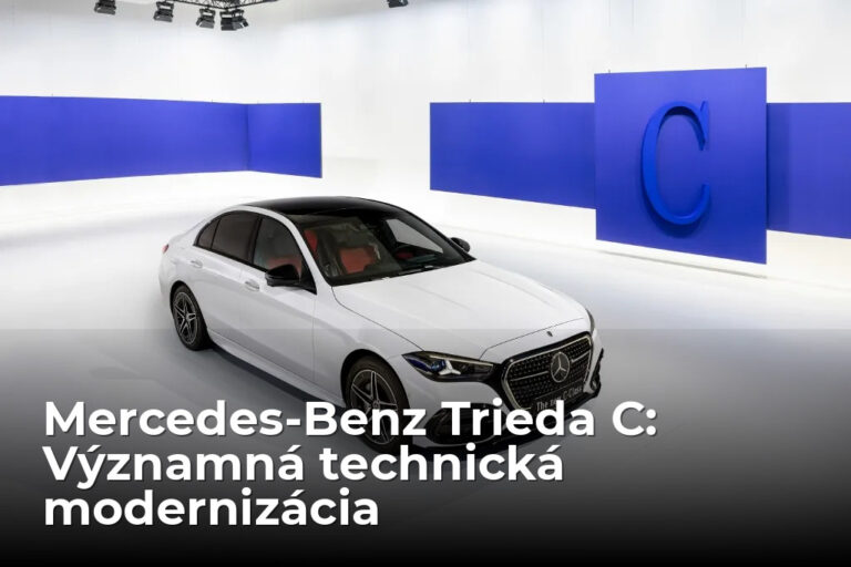Mercedes Trieda C dostáva najväčší technický upgrade v histórii