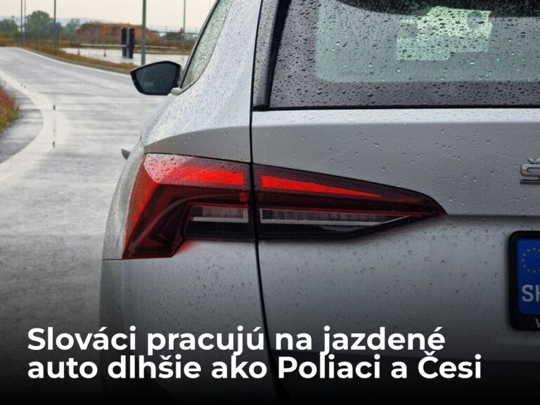 Slováci na jazdené auto musia pracovať aspoň 8 mesiacov. Lepšie sú na tom aj Poliaci a Česi
