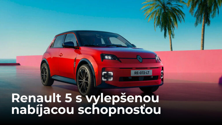 Renault 5 dostal poriadny upgrade, na nabíjačke už nebude brzdiť