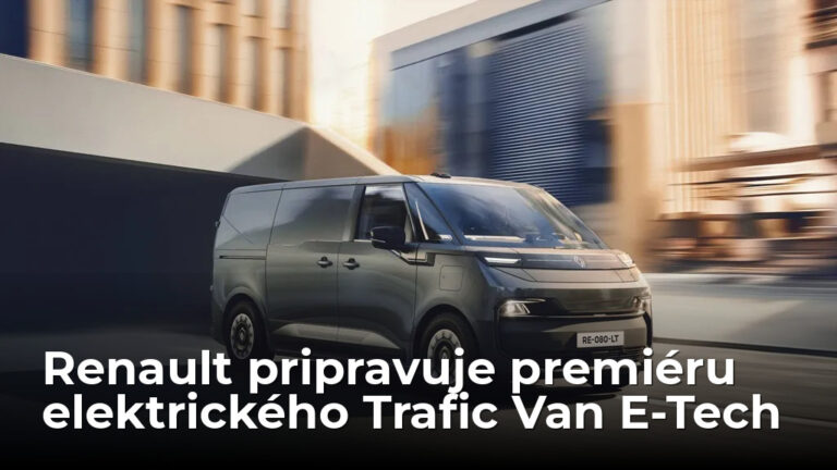 Renault ukáže v Hannoveri nový Trafic Van E-Tech electric