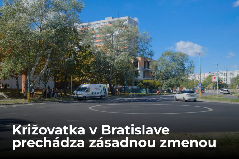 Bratislavčania ju poznajú ako problémové miesto. Teraz sa križovatka radikálne mení