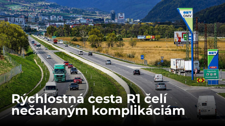 Nová cesta R1 má nečakaný problém, odviezli preč 12 000 kubíkov odpadu