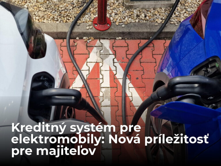 Dnes u nás spustili kreditný systém pre elektromobily. Majitelia áut a nehnuteľností môžu zarobiť aj bez fotovoltiky