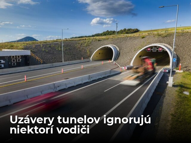 Červená, veľké X a zákaz vjazdu. Vodiči aj tak vchádzajú do uzavretých tunelov - Doprava - Auto - pravda.sk
