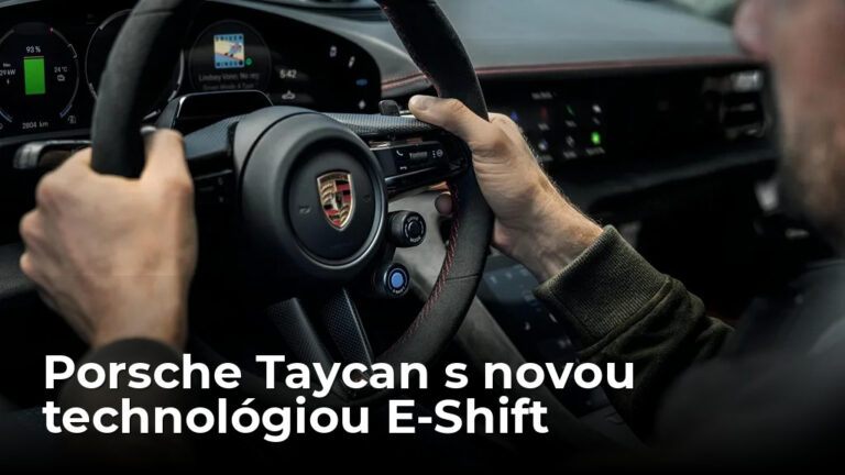 Porsche Taycan dostáva falošnú prevodovku. E-Shift simuluje radenie
