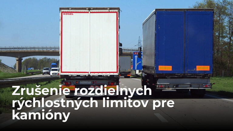 Kamióny môžu uháňať 129 km/h. Štát tvrdí, že takto budú bezpečnejšie - AUTOVINY.sk