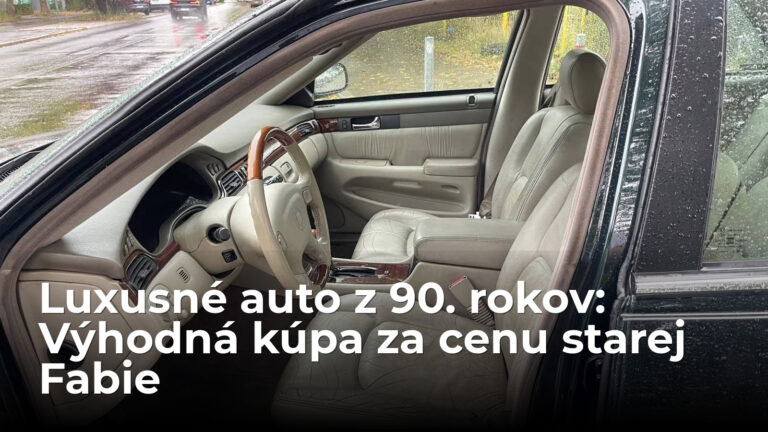 Luxusné auto za cenu starej Fabie. Osemvalec a veľa výbavy za 2800 eur