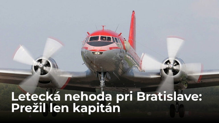 Spadlo lietadlo 2 kilometre pred Bratislavou. Prežil iba kapitán