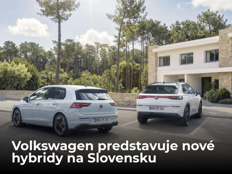 Volkswagen má na Slovensku nové hybridy. Golf začína pod 30-tisíc, T-Roc dostal úplne nový dvojliter a štvorkolku!