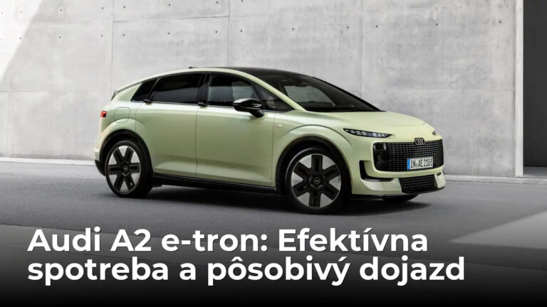 Audi A2 e-tron šokuje spotrebou aj cenou. Dojazdom prekonáva oveľa drahšie autá