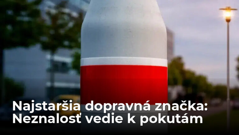 Najstaršia dopravná značka má 90 rokov: Nikto ju nepozná, spôsobuje pokuty