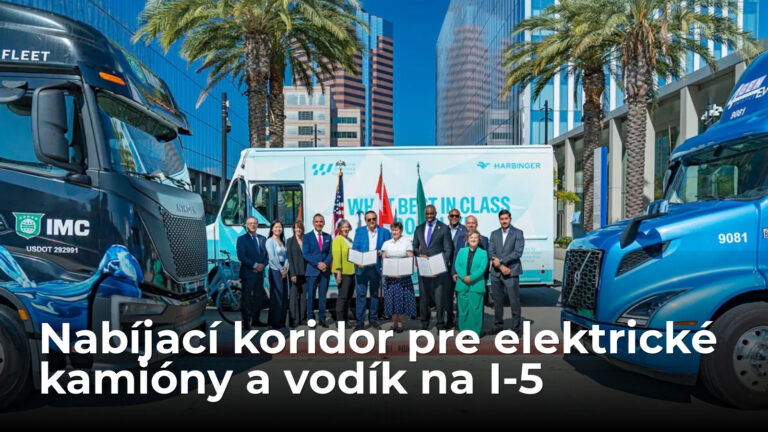 Z Vancouveru až do Mexika: Päť štátov chystá nabíjací koridor pre elektrické kamióny a vodík