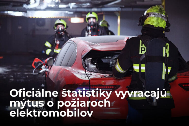 Časté požiare elektromobilov sú mýtus, potvrdzujú to oficiálne štatistiky