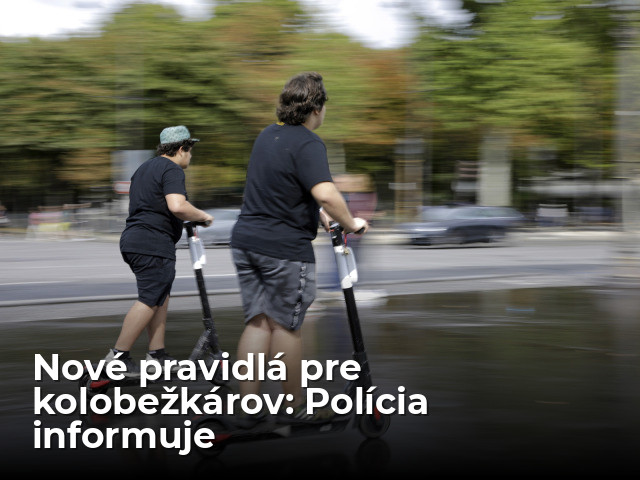 Po chodníku už nie : Polícia pripomína nové pravidlá pre kolobežkárov - Doprava - Auto - pravda.sk