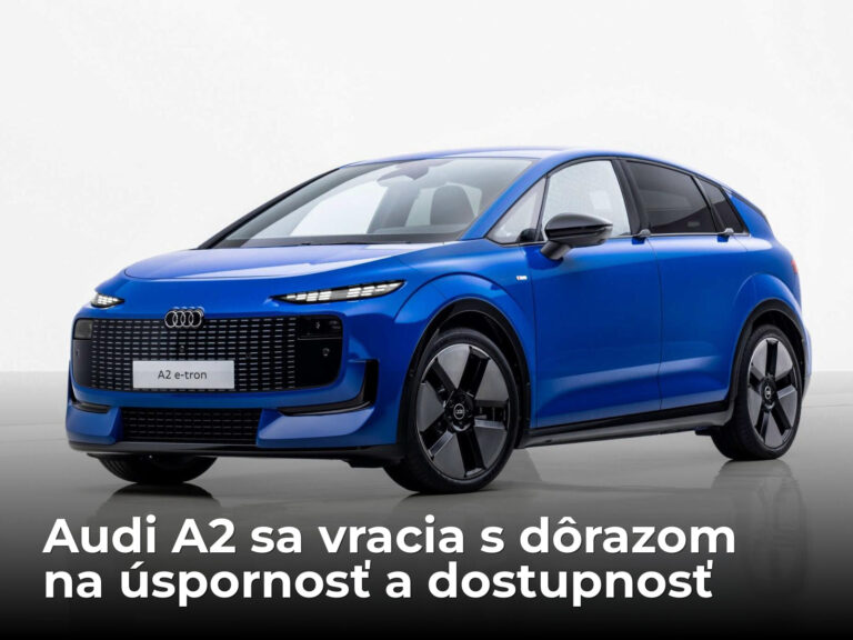 Nové Audi s najlepšou spotrebou v histórii. Audi A2 je späť a opäť chce byť lacnou voľbou